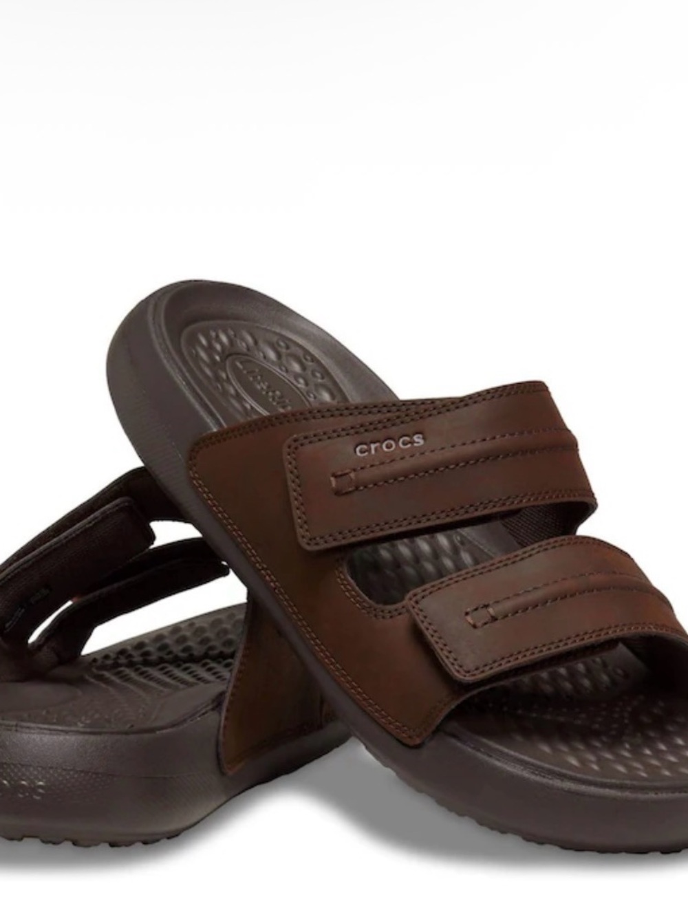 Crocs Men's Crocs Brown Yukon Vista II Sandals slippers size 9